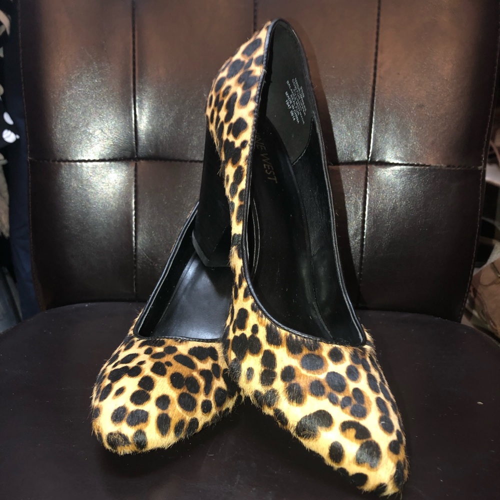 Nine West Leopard Print Heels